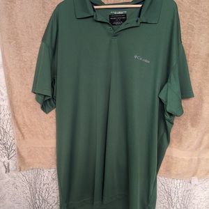 Columbia green polo 4XT